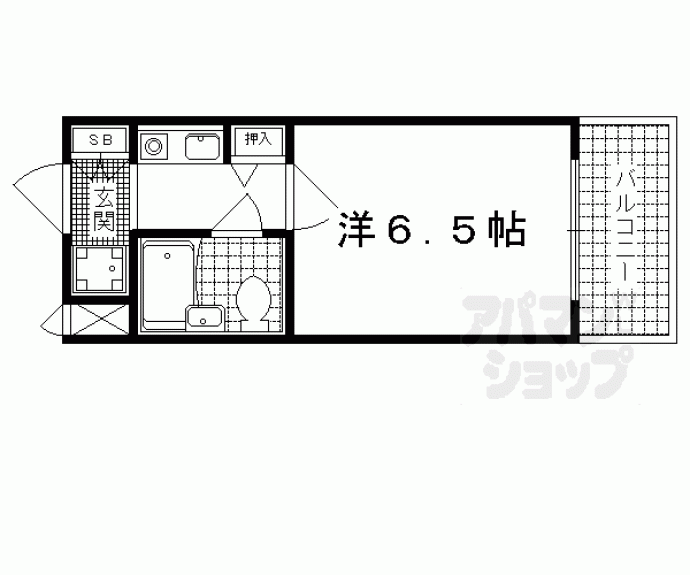 【グランデール山科】間取