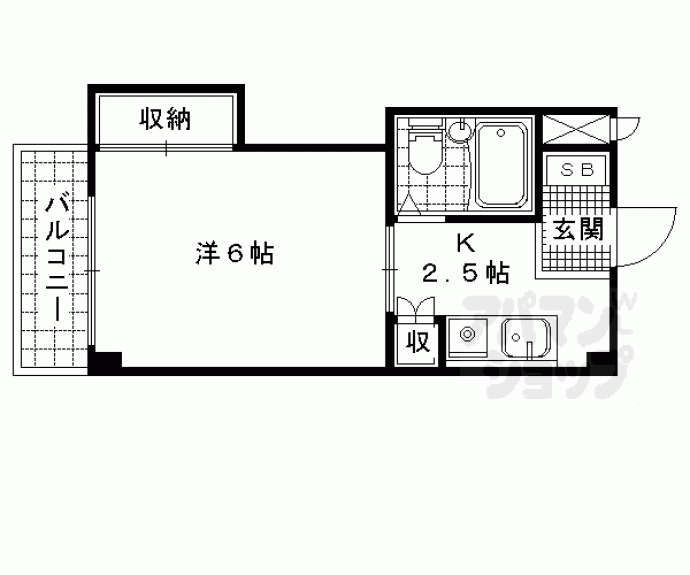 【ＳＡＫＩＺＯ東野ビル】間取