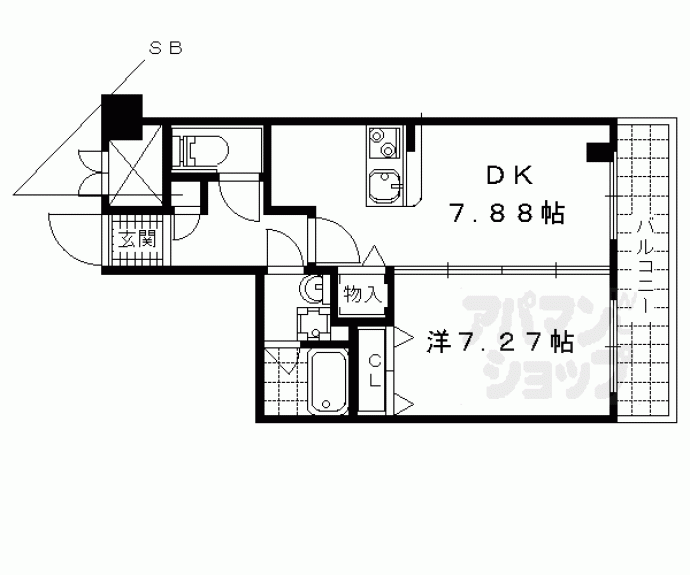 【コンフォーレ栗栖野】間取