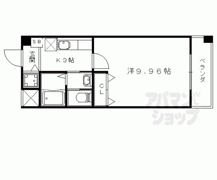 【プレジール山科】間取