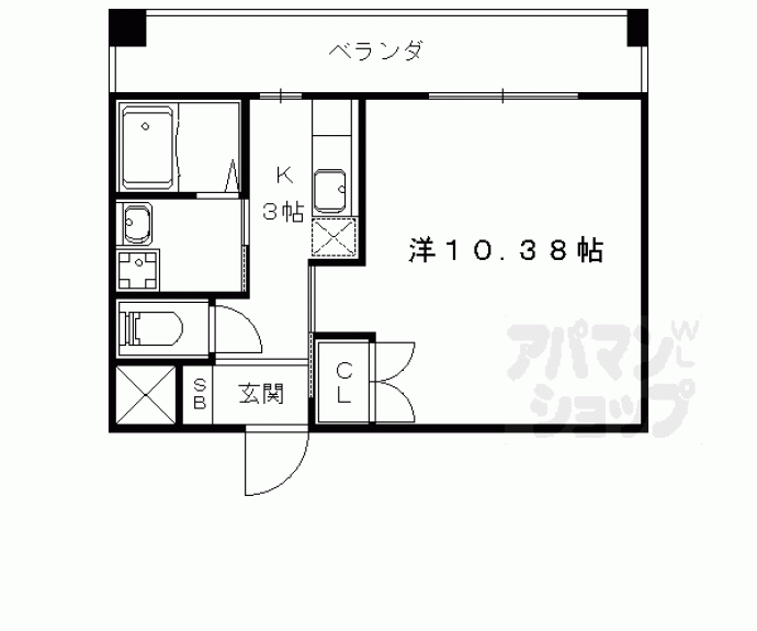 【プレジール山科】間取