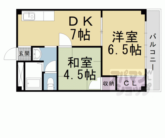 【第一平木マンション】間取