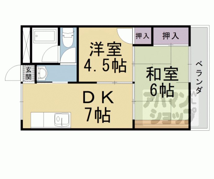 【第一平木マンション】間取