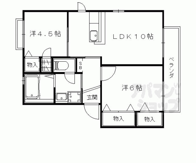 【メゾン・ド・クレール】間取