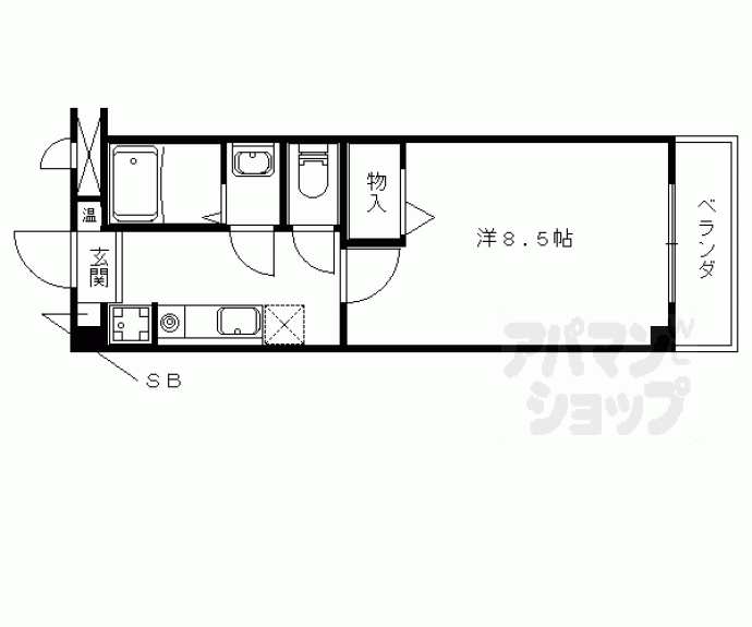 【リファイン椥辻】間取