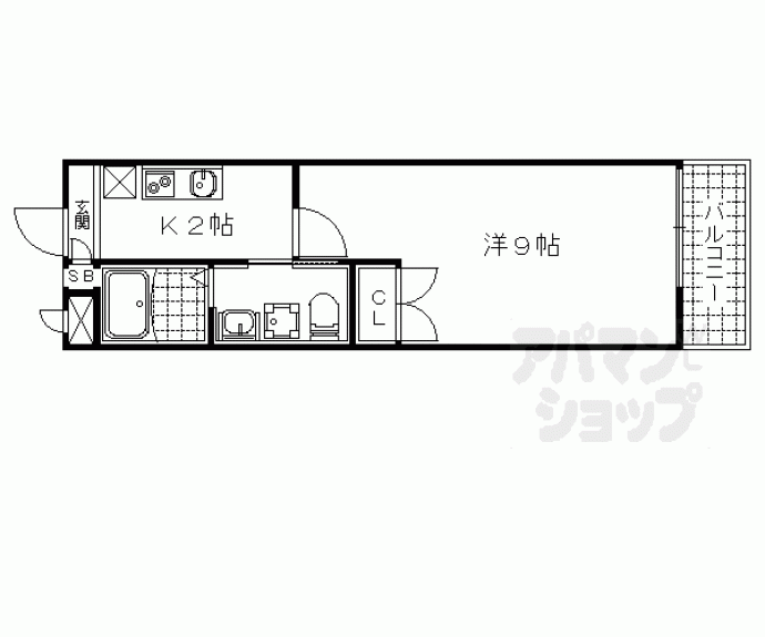 【ラナキュラス椥辻】間取