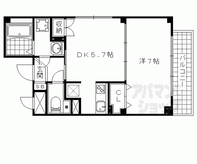 【コンフォーレ御陵】間取