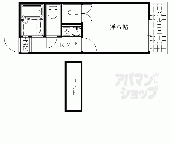 【川田マンション】間取