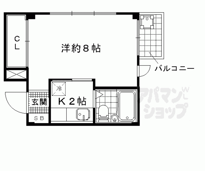 【ラピスヤン東野】間取