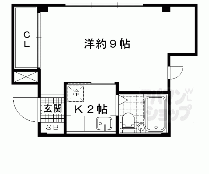 【ラピスヤン東野】間取