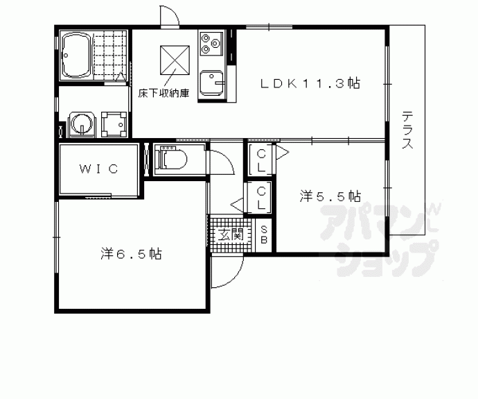 【シャーメゾンエルデ】間取