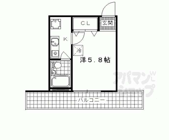 【パインフィールド日ノ岡】間取