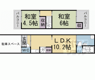 【音羽千本町貸家】