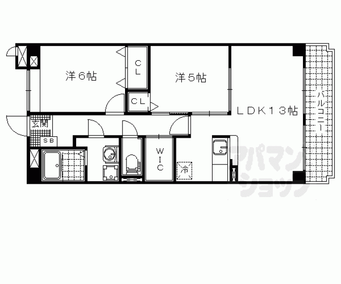 【Ｓｅｔｔｌｅ　Ｗｅｓｔ】間取