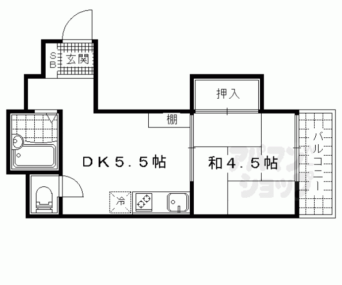 【京都　植村荘】間取