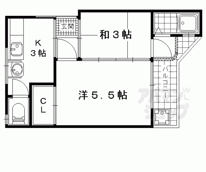 【ハイツフォルテ】間取