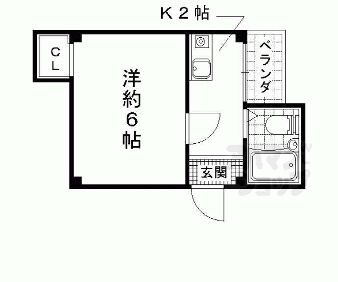 【ココ山科】間取