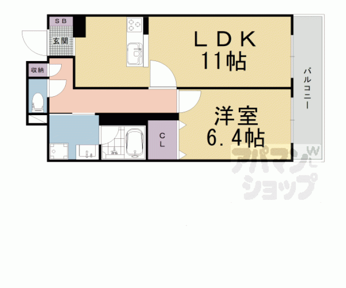 【パインフィールド東野】間取