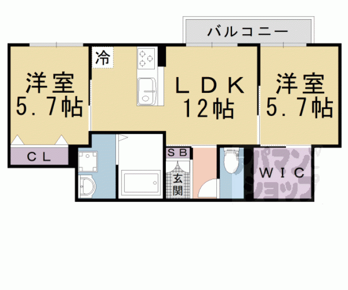 【ＶＩＬＬＡ　ＥＡＳＴ】間取