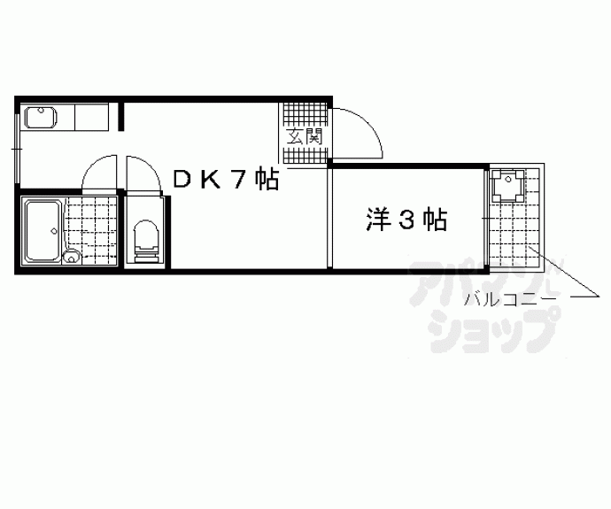 【グラートマンションⅣ】間取