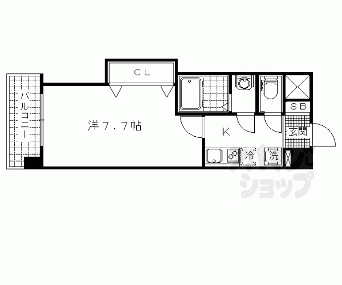 【ラグゼ山科】間取