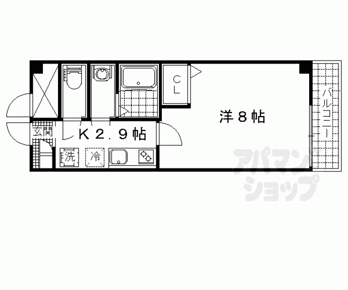 【ボヌール小野】間取