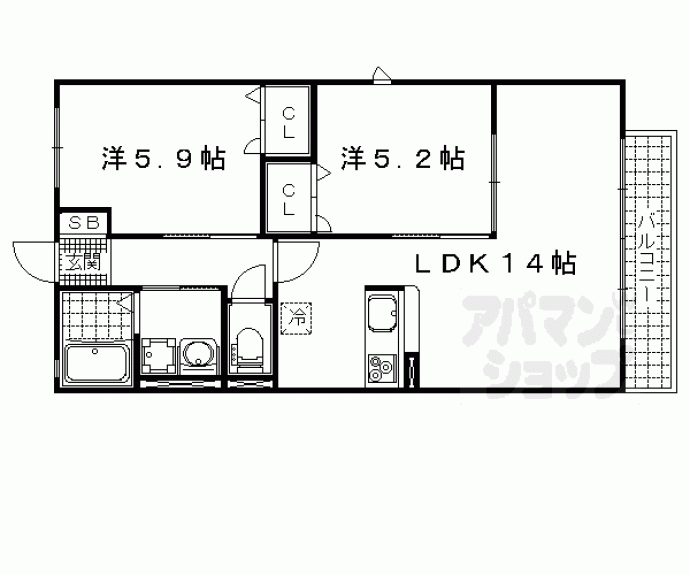 【カサベルデ】間取