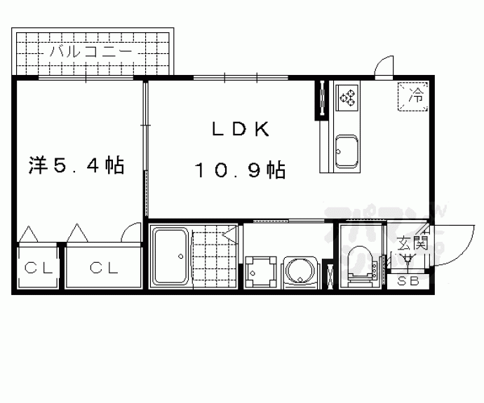 【シャーメゾン伊勢屋】間取