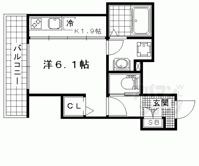 【ラ・ヴィルト御所ノ内】間取