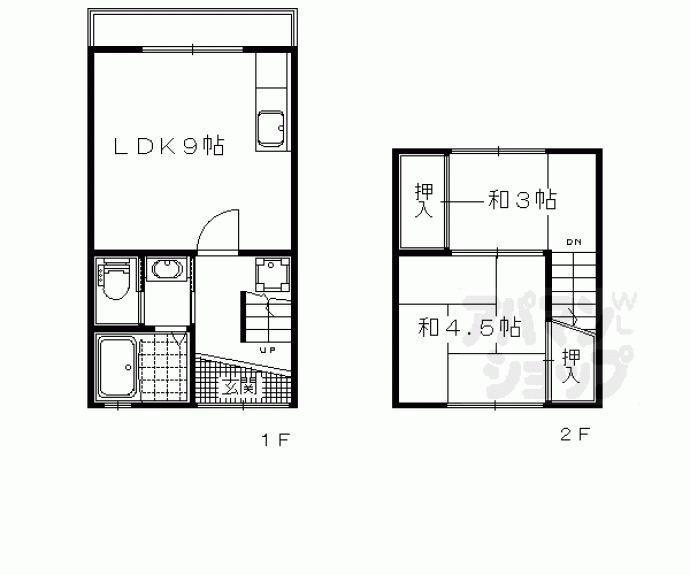 【東野北井ノ上町貸家】間取