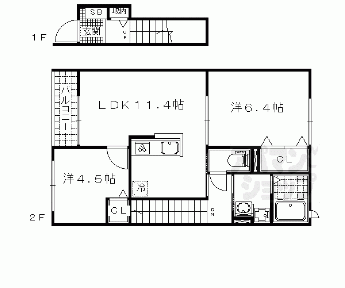 【Ｂｒｏｗｎｉｅｓ　Ｈｏｕｓｅ東野】間取