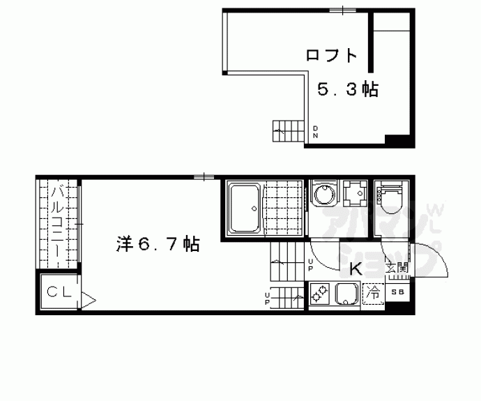 【ハーモニーテラス大宅御供田町】間取