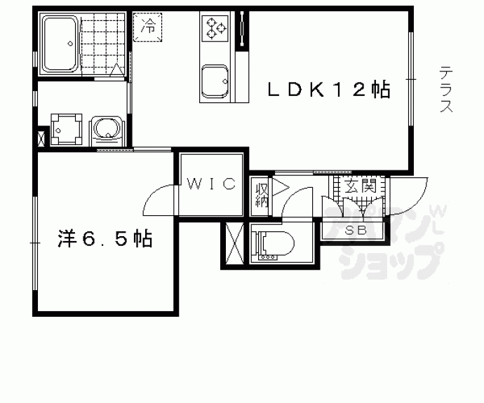 【メゾン・ビオルネⅢ】間取