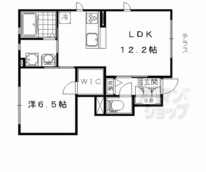 【メゾン・ビオルネⅢ】間取