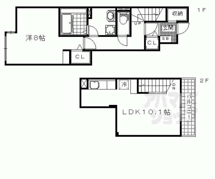 【シカタ　ロジュマン】間取