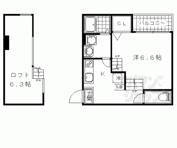 【ハーモニーテラス東野八反畑町】間取