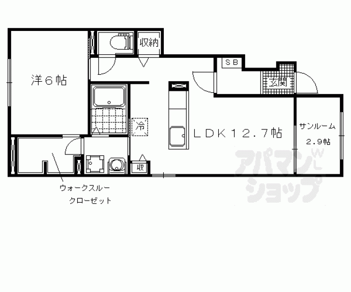 【コリーヌ　ユイット】間取