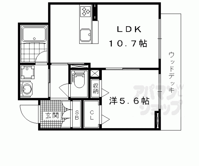 【シャーメゾンシェーナ】間取