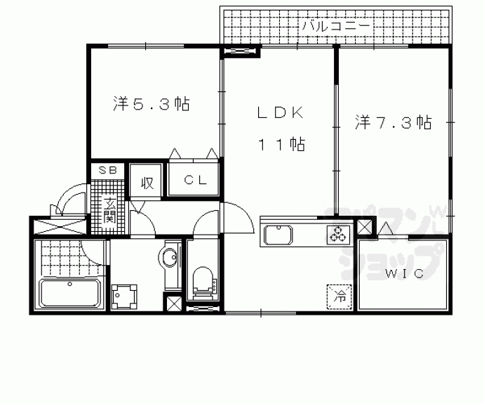 【ヴィクトワールカナガサキ】間取