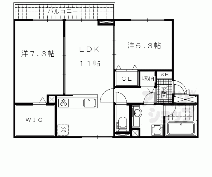 【ヴィクトワールカナガサキ】間取