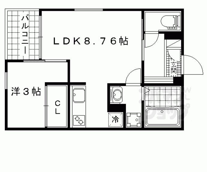 【ＲＥＧＡＬＥＳＴ山科駅南】間取