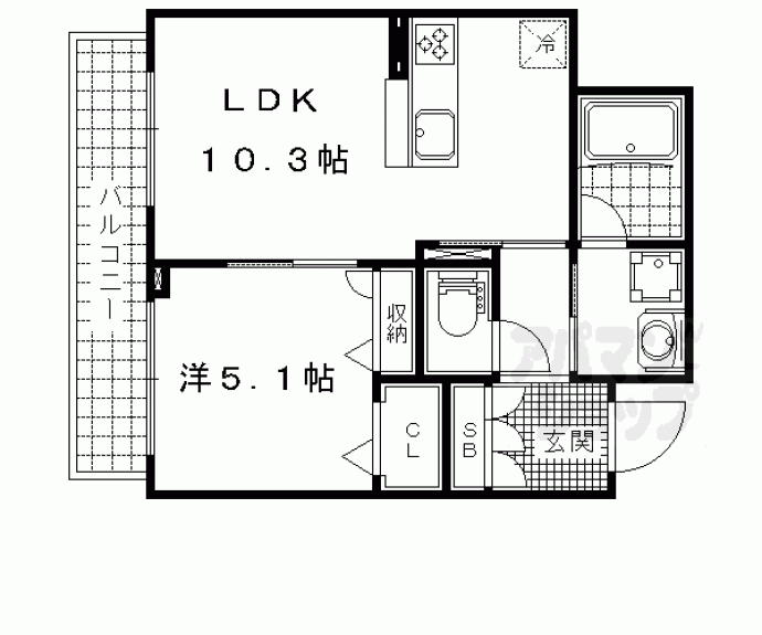 【シャーメゾンフォーチュンフィールド】間取