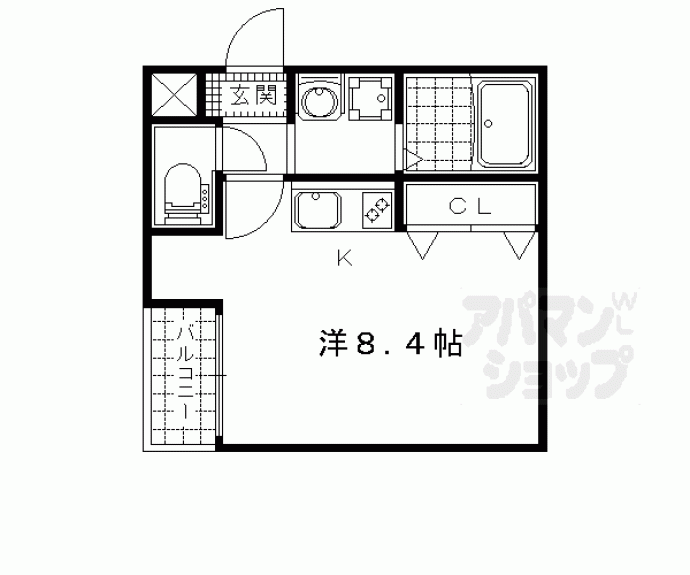 【ルフレ山科】間取