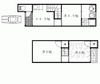 【小山南溝町貸家】