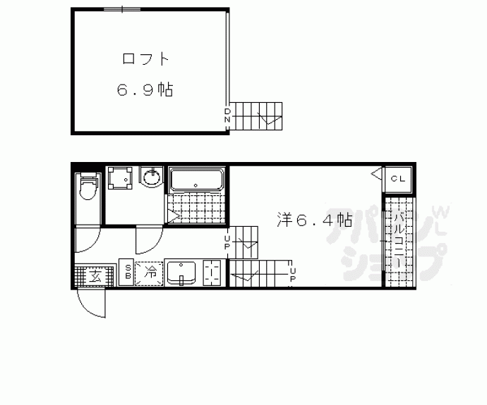 【ハーモニーテラス大宅辻脇町】間取