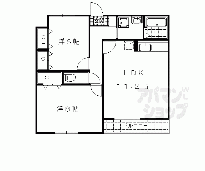 【フルール小柳】間取