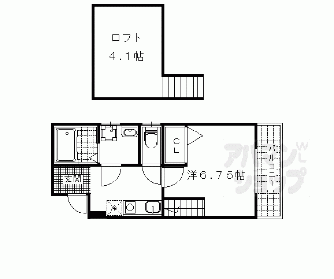 【Ｗｉｎｓ　Ｃｏｕｒｔ山科東野】間取