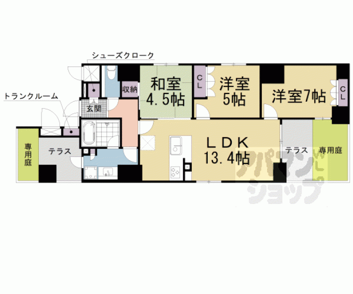 【ヴィオス山科音羽マナーズ別邸】間取