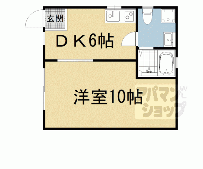 【六反田ハイツ】間取