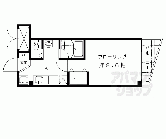 【Ｅｓｔｕｄｉｏ－Ｒ】間取